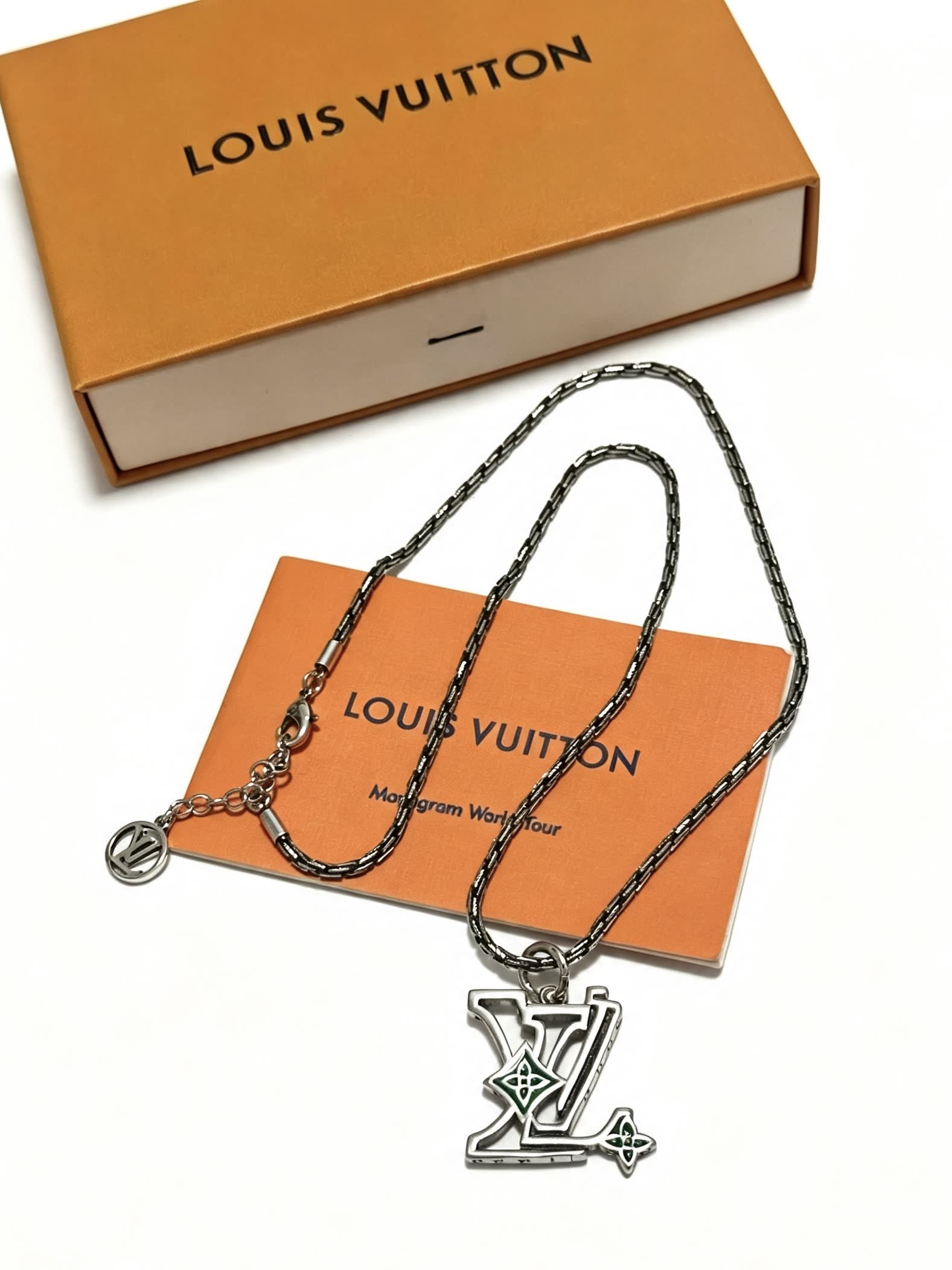 Louis Vuitton Monogram World Tour Necklace
